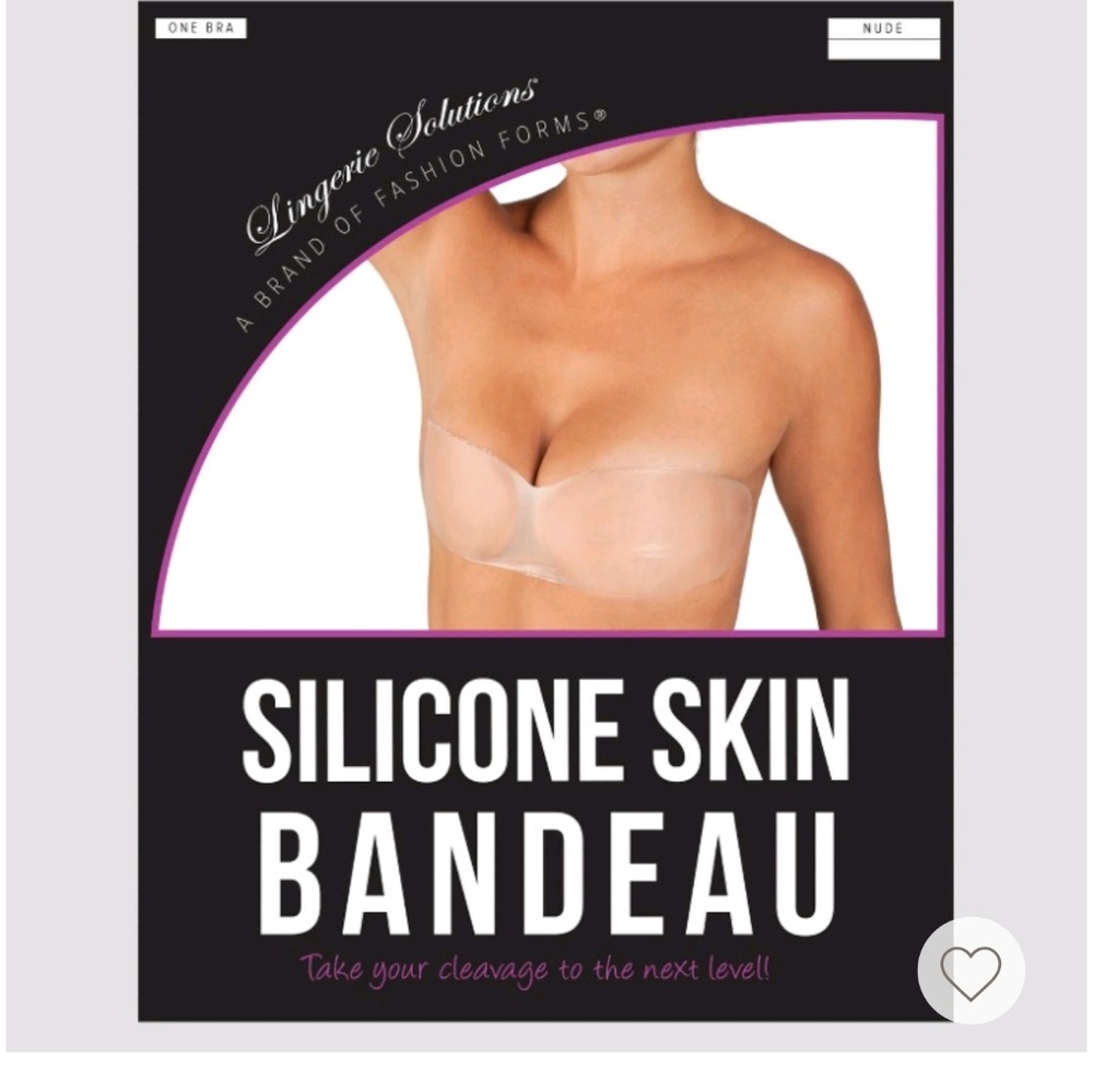 XL silicone skin bra